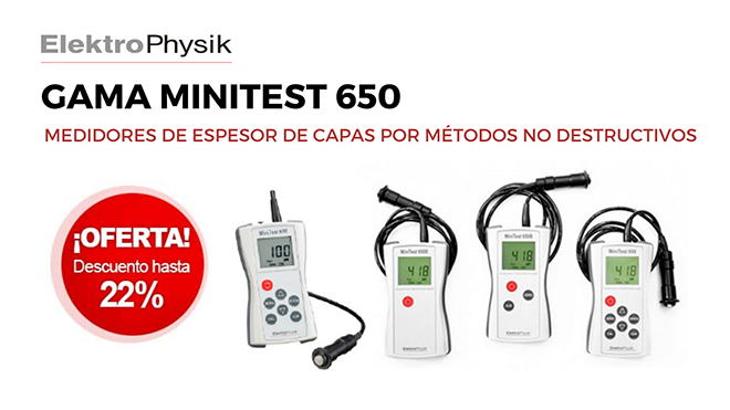 LUMAQUIN - Los equipos de la gama MiniTest 650 de ElektroPhysik, en promoción