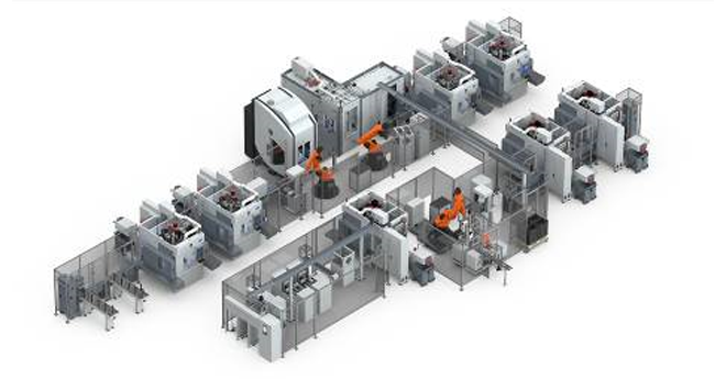 EMAG desarrolla una línea de producción para fabricar ejes de rotor 