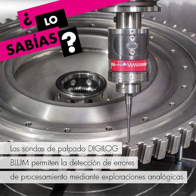 Sondas de palpado DIGILOG BLUM: detección de errores de procesamiento mediante exploraciones analógicas Sondas de palpado DIGILOG BLUM: detección de errores de procesamiento mediante exploraciones analógicas