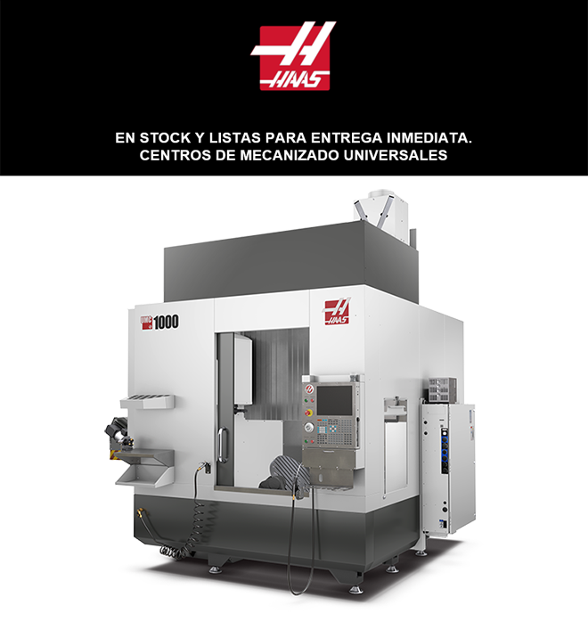 HAAS: maquinaria en stock y listas para entrega inmediata