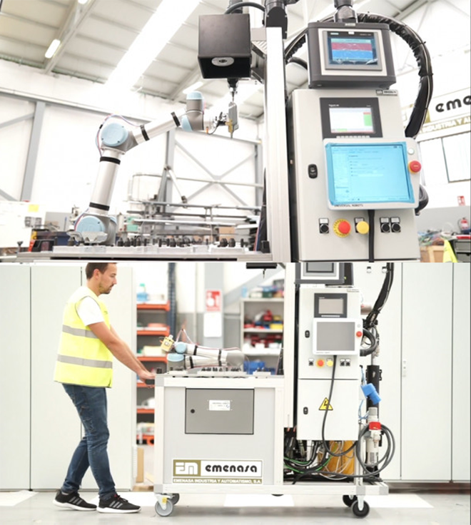 Emenasa Industria, integrador de UNIVERSAL ROBOTS, desarrolla un cobot para el sector de automoción