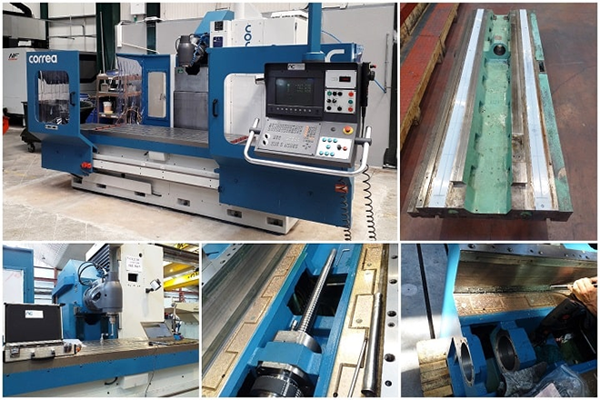 NC Service Milling Machines: Retrofitting de fresadora CORREA CF22/20 en Portugal