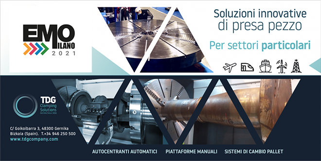 TDG Clamping Solutions estará presente en la EMO Milán