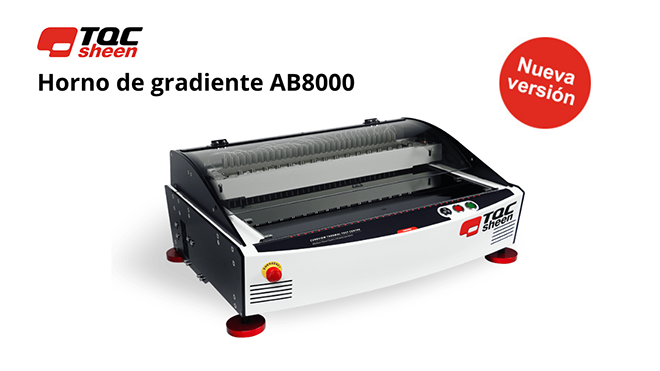 LUMAQUIN: Nueva versión del horno de gradiente AB8000 de TQC Sheen
