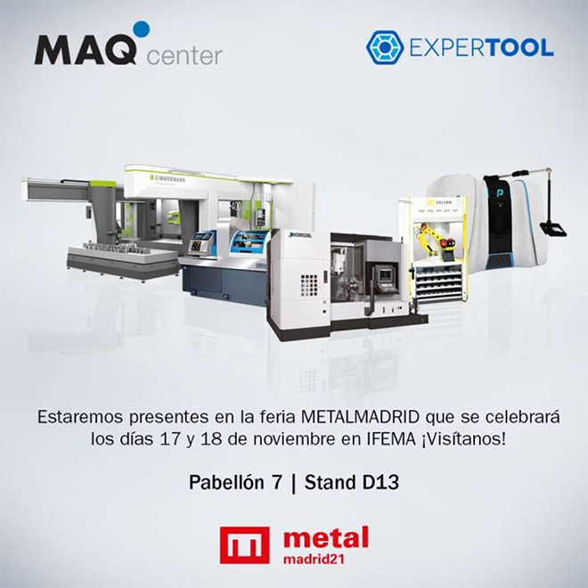 MAQcenter te adelanta lo que va a presentar en MetalMadrid