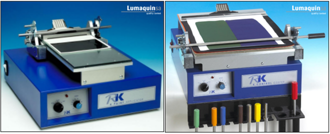 LUMAQUIN - K Control Coater garantiza una aplicación estable y repetitiva de su recubrimiento