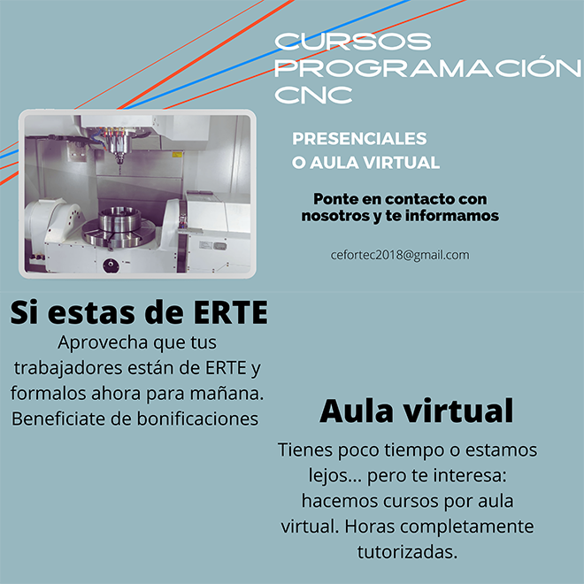 CEFORTEC (Centro de Formación Técnica): Cursos a pie de máquina-herramienta