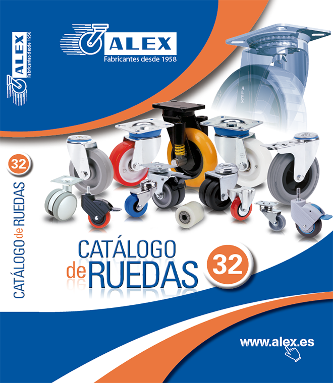 Disponible el nuevo catálogo Nº32 de RUEDAS ALEX