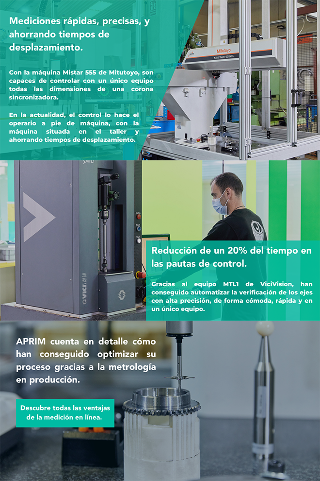 SARIKI: APRIM mide sus piezas de alta precisión directamente en producción