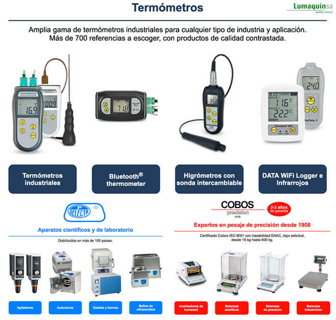LUMAQUIN - Equipos generales de laboratorio