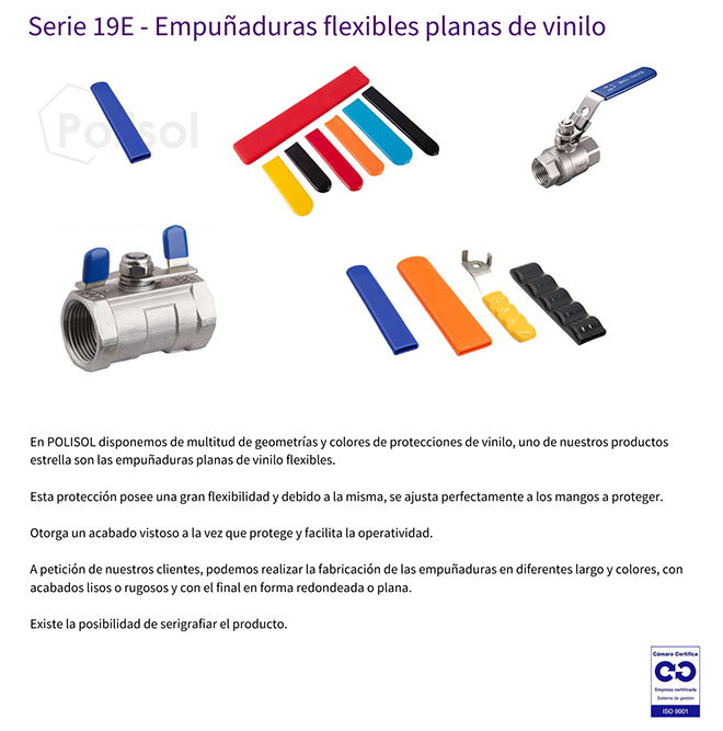 POLISOL Plasticos - Empuñaduras planas flexibles