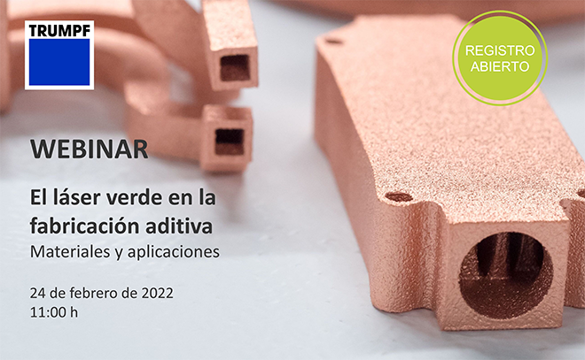 Webinar Láser Verde en Fabricación Aditiva TRUMPF