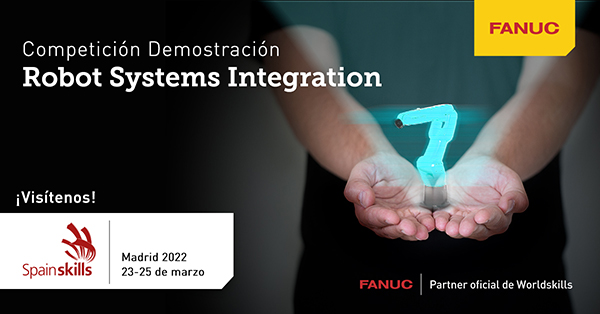 Competición de Robótica Industrial en SpainSkills de la mano de FANUC