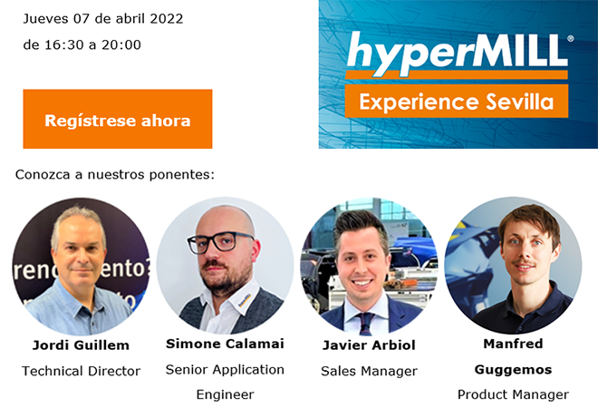 OPEN MIND: invitación al evento anual hyperMILL Experience Sevilla