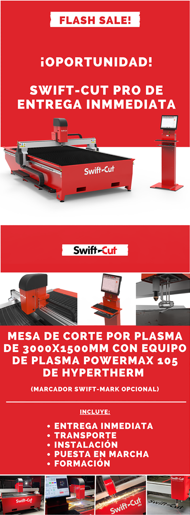 MICROSTEP: SWIFT-CUT PRO nueva a un precio especial