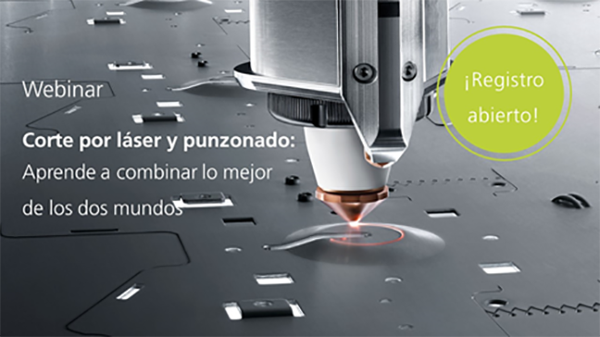 Webinar de TRUMPF: Corte por láser y punzonado. Cómo combinar lo mejor de los dos mundos