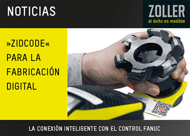 ZOLLER: Solución »zidCode« Plug&Play con controlador FANUC