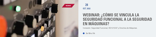 TÜV SUD Webinar: ¿Cómo se vincula la Seguridad Funcional a la Seguridad en Máquinas?