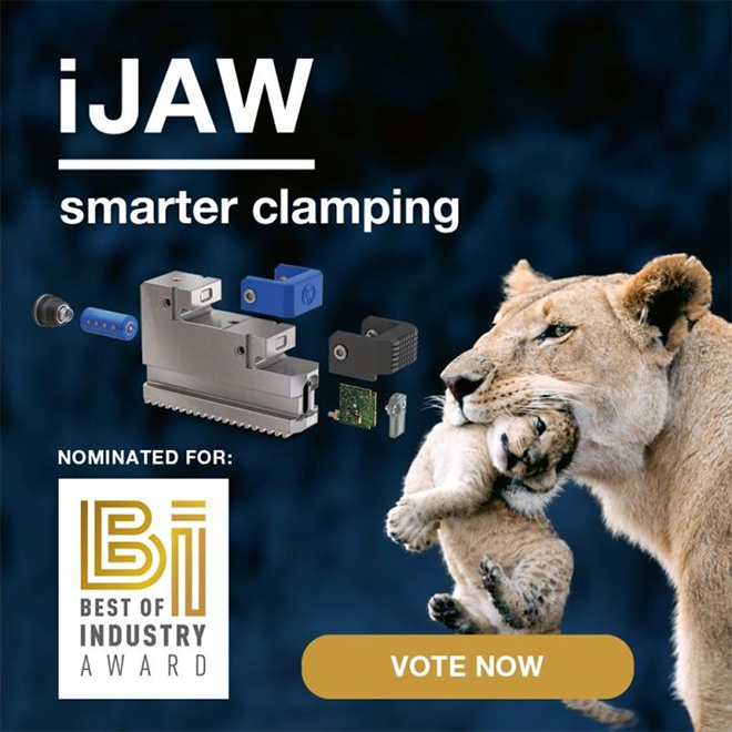 RÖHM: garra inteligente iJaw nominada a los Best of Industy RÖHM: garra inteligente iJaw nominada a los Best of Industy