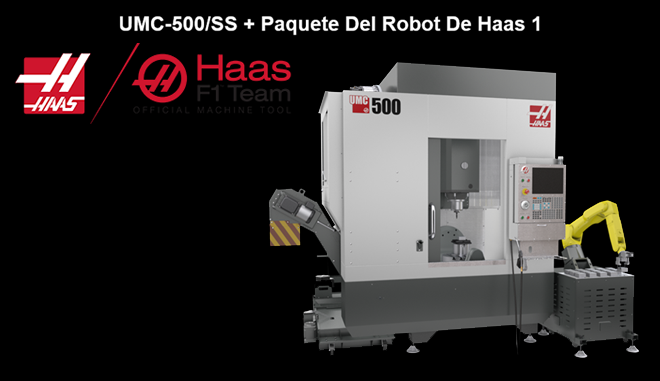 UMC-500/SS + Paquete Del Robot de HAAS 1