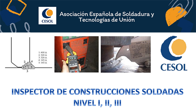 CESOL: Curso Inspector de Construcciones Soldadas Nivel I, II y III