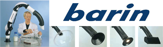 BARIN: aspiración localizada en la encimera de trabajo BARIN: aspiración localizada en la encimera de trabajo