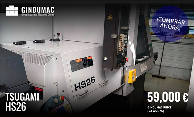 GINDUMAC GmbH: TSUGAMI HS26 - Oferta Especial GINDUMAC GmbH: TSUGAMI HS26 - Oferta Especial