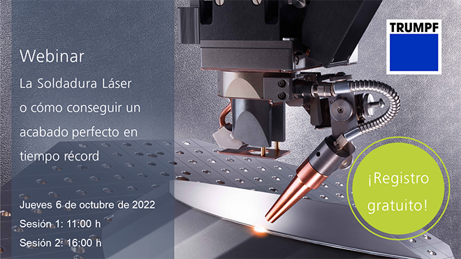 TRUMPF WEBINAR: Suelda con láser y consigue un acabado perfecto