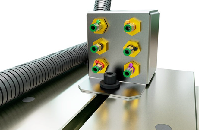 HAAS: Aire programable, torno de banco dual HAAS: Aire programable, torno de banco dual