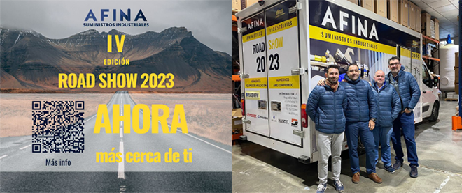 IV Edición ROAD SHOW 2023- AFINA by Luis Domínguez. “Ahora más cerca de ti”