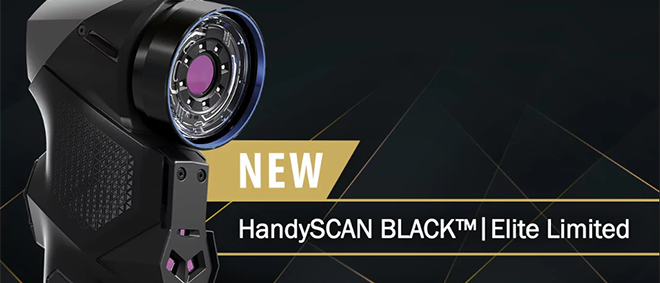CREAFORM presenta nuevo escáner 3D HandySCAN BLACK | Elite Limited