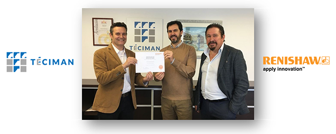 TÉCIMAN firma con RENISHAW como Premium Channel Partner