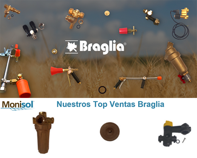 MONISOL: ¡Recambios Braglia en 24h!