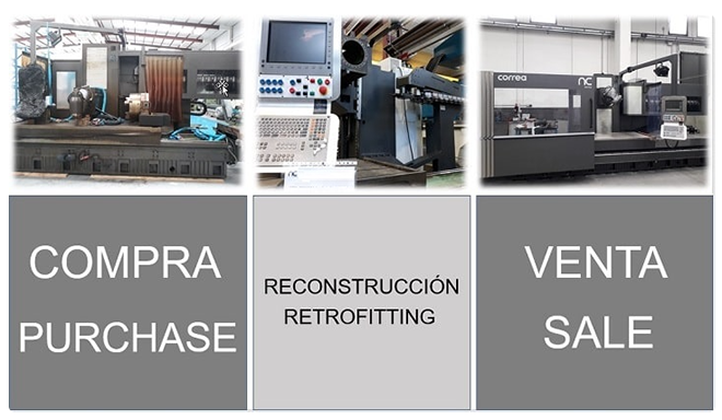 NC SERVICE: compramos fresadoras de segunda mano para su reconstrucción y venta