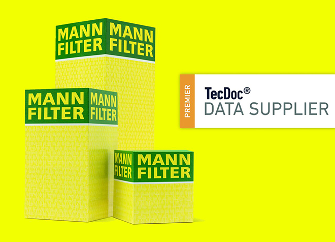 MANN-FILTER galardonado “Premier Data Supplier” por TecAlliance