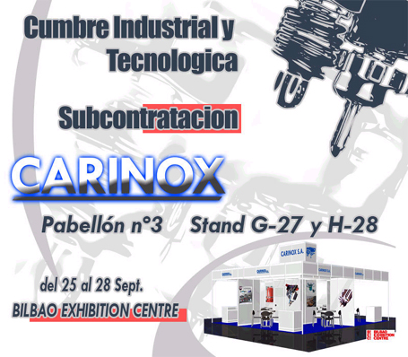 CARINOX EN LA FERIA DE SUBCONTRATACIÓN DE BILBAO