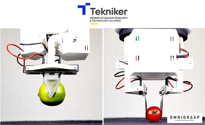 Tekniker: Nuevas tecnologías para flexibilizar la manipulación robotizada de producto
