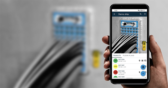 ROXTEC Transit Build™ es la herramienta óptima para la gestión de sellos de cables y tuberías