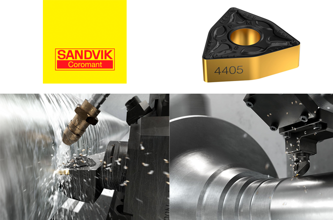 SANDVIK COROMANT: Nueva calidad de torneado de acero para desbaste con alto avance