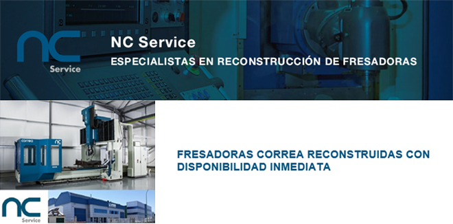 NC SERVICE: Fresadoras reconstruidas con garantía