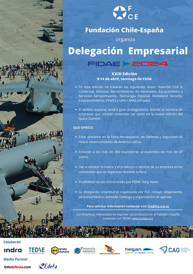 Fundación Chile-España organiza Delegación Empresarial a FIDAE 2024