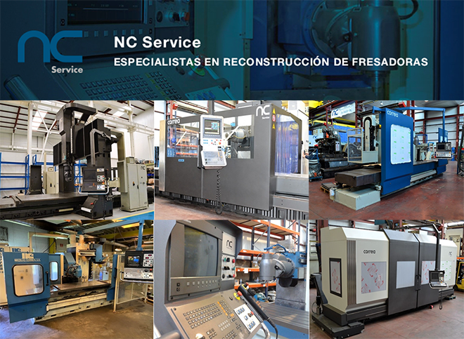 NC Service: Fresadoras reconstruidas con garantía
