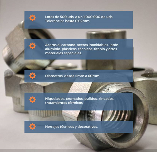 DECOTURN: Cubre tus necesidades de fabricación de piezas DECOTURN: Cubre tus necesidades de fabricación de piezas
