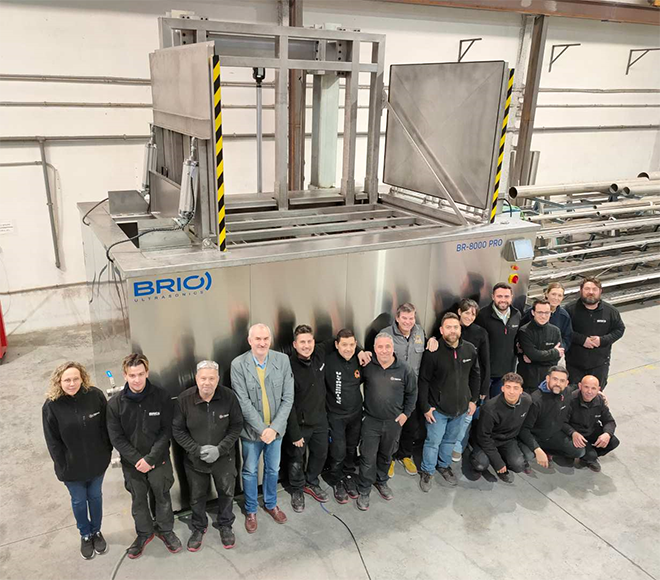 BR-8000 PRO, el titán de BRIO Ultrasonics para la limpieza de grandes motores