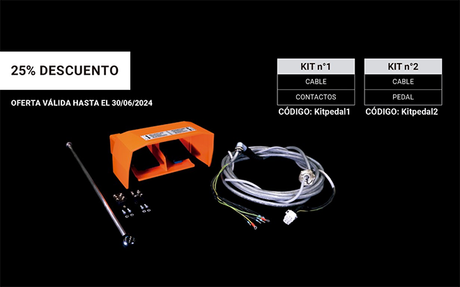 Promoción Kit Pedal de Seguridad para Plegadoras AMADA 