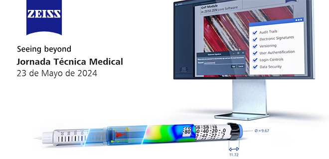 ZEISS: invitación al evento Jornada técnica Medical