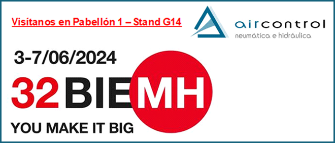 AIRCONTROL: Te esperamos en nuestro stand de la BIEMH - Pab. 1 - G14