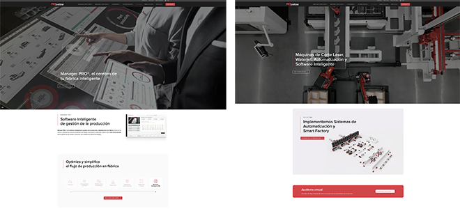 TCI Cutting lanza su nueva página web con lo último en sistemas de automatización con Inteligencia Artificial IA