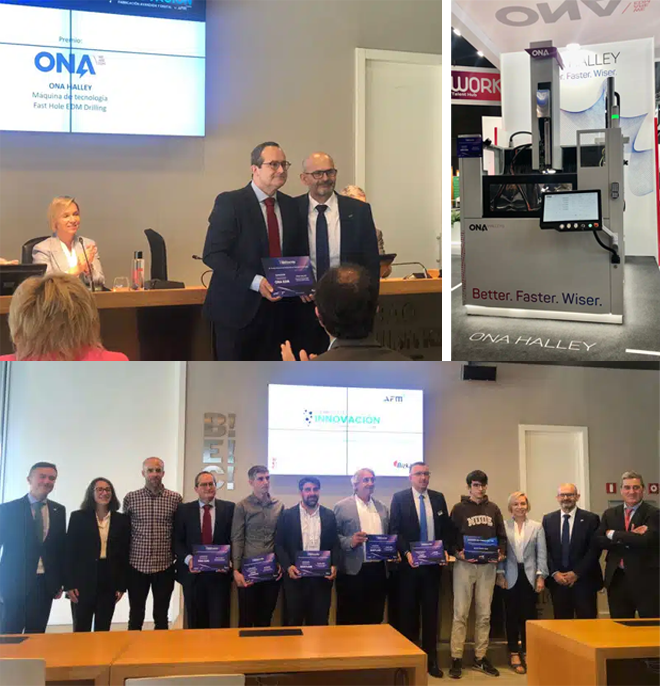 ONA EDM recibe el Premio 2024 a la Innovación en Fabricación Avanzada y Digital