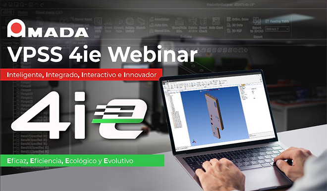 AMADA · Invitación Software VPSS 4ie Webinar Gratuito 11 de julio de 2024 · 10:00-10:30h.